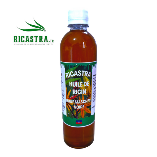 Ricastra.Tr, Huile de Ricin Pure pour la Croissance Capillaire, Cils, Sourcils et Peau : Découvrez le Secret de Beauté Naturel ! l'lhuile mascretie noire haitienne